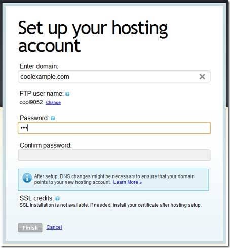 godaddy hosting setup