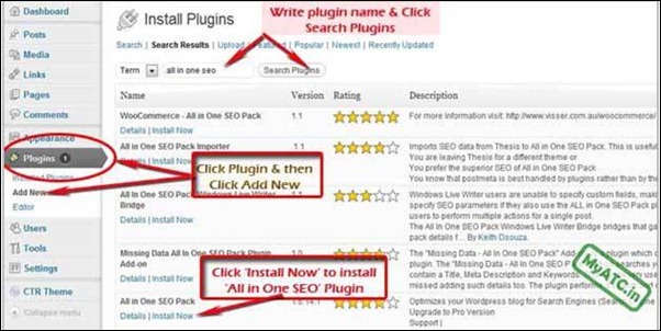 install wordpress plugins