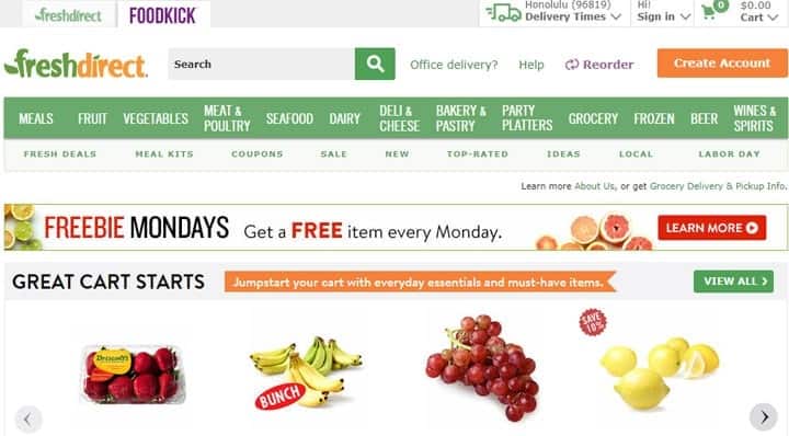 freshdirect online grocery