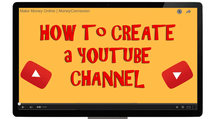 create youtube channel