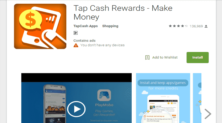 tap cash