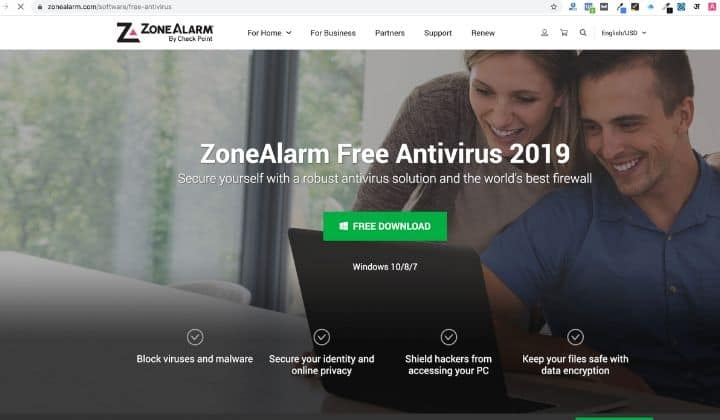 ZoneAlarm Free Antivirus