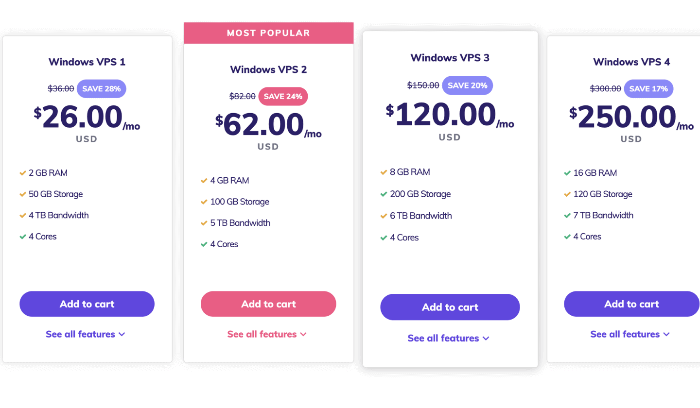 Windows VPS hosting