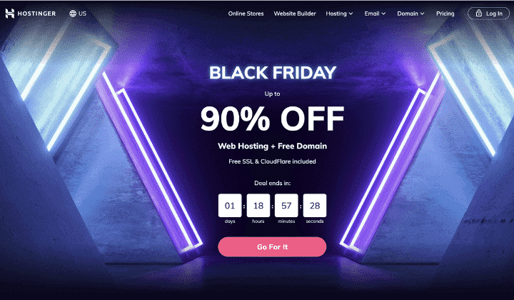 Hostinger Black Friday Hosting Deal