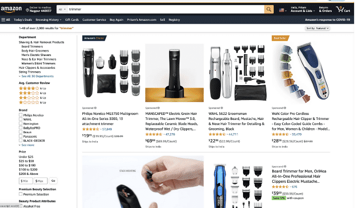 Amazon niche