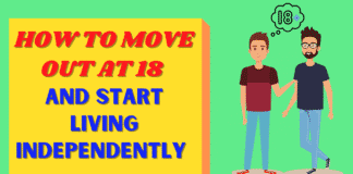 how to move out at 18