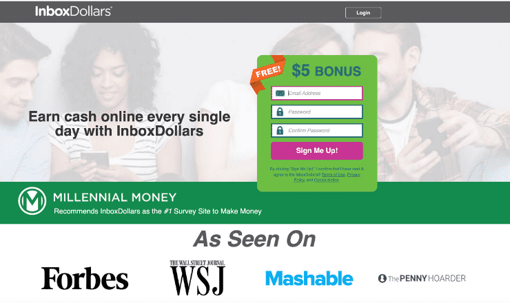 InboxDollars free money