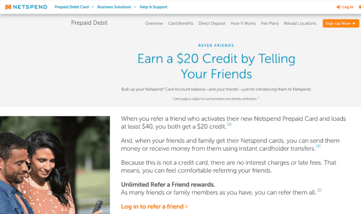 Netspend free $20