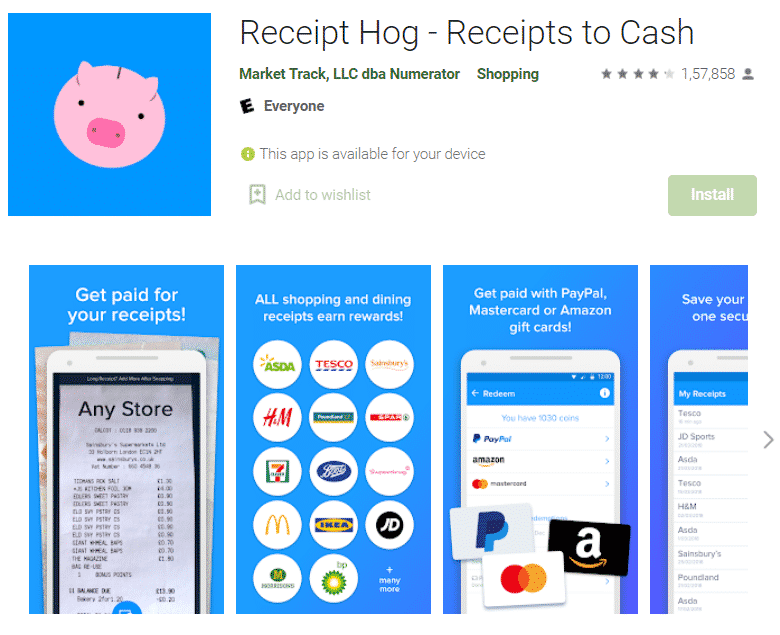 apps to scan receipts for money