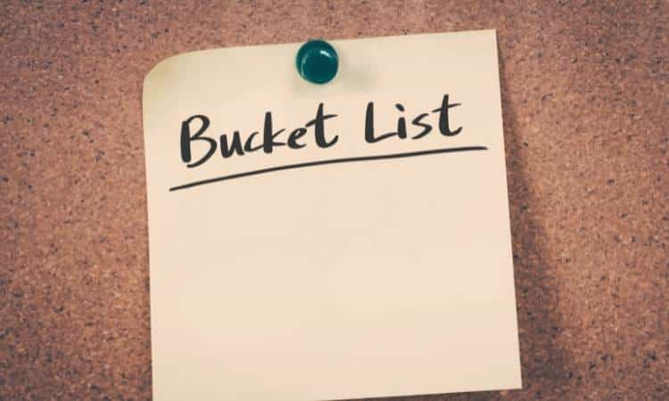 Make a Bucket List