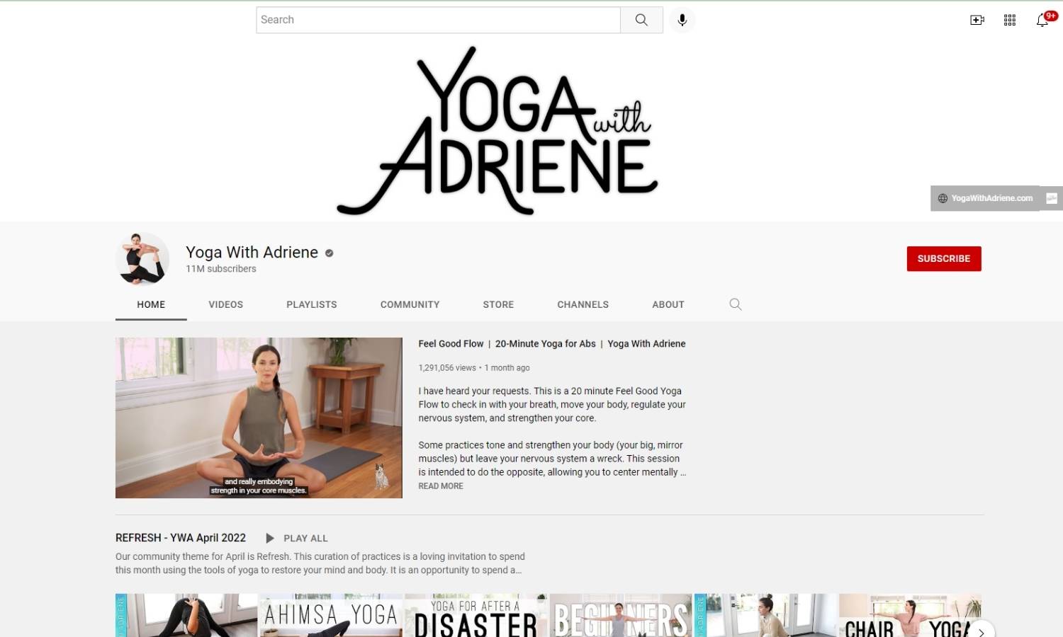 Yoga with Adriene