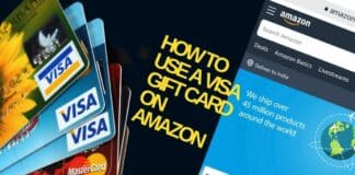 use visa gift card on Amazon