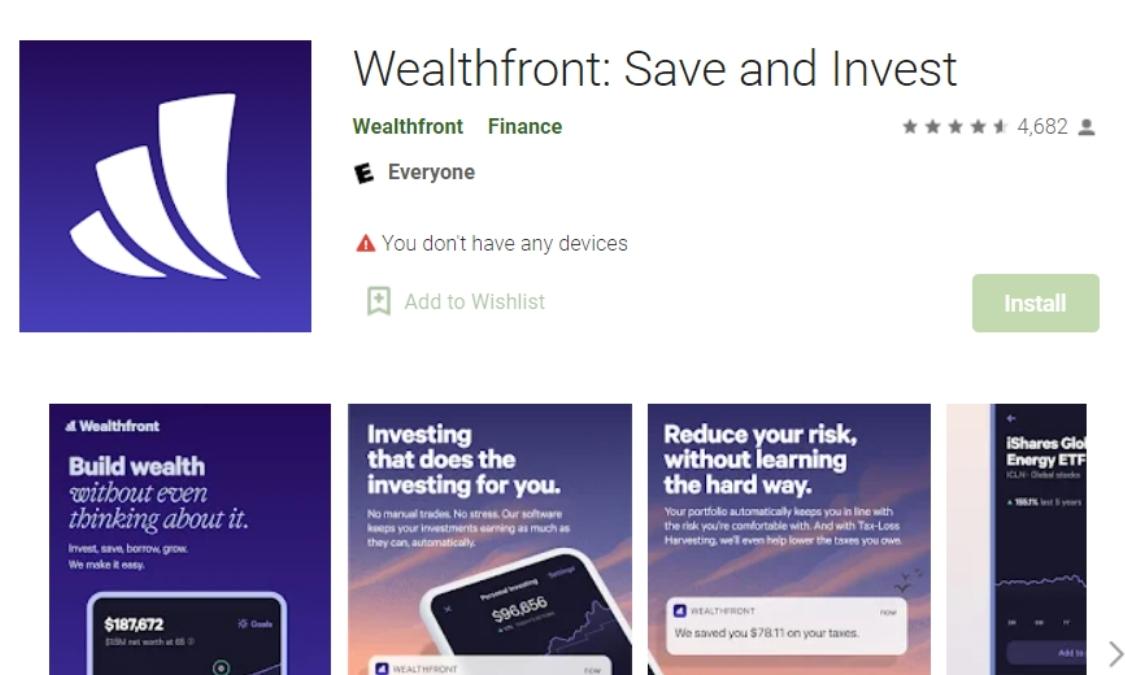 Wealthfront - Cash Advance App