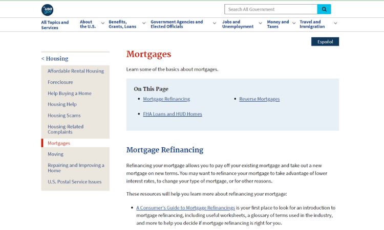 Government Mortgages