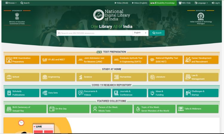 National Digital Library of India