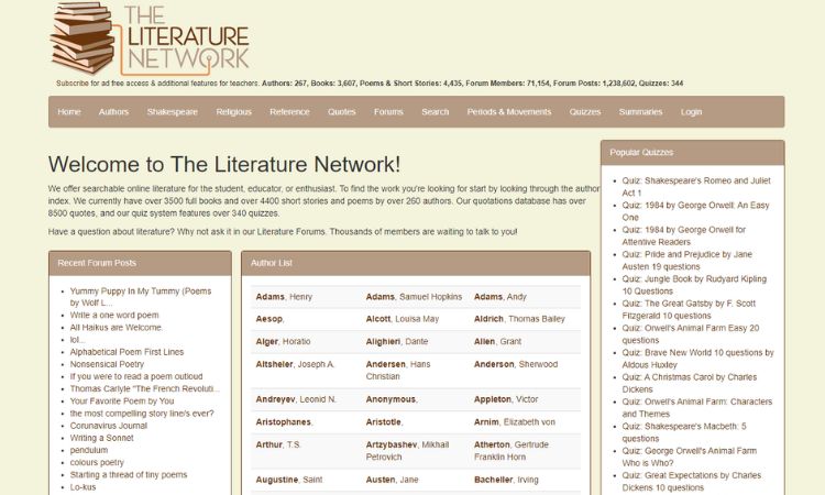 The Literature Network