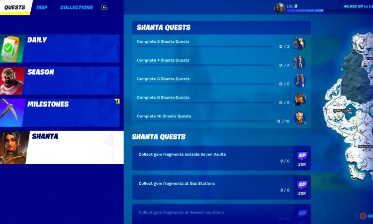 Daily Quests for free v bucks