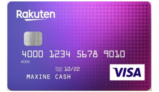 Rakuten Cash Back Visa Credit Card