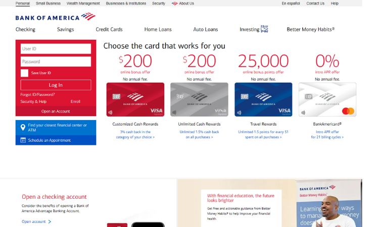 bank of america