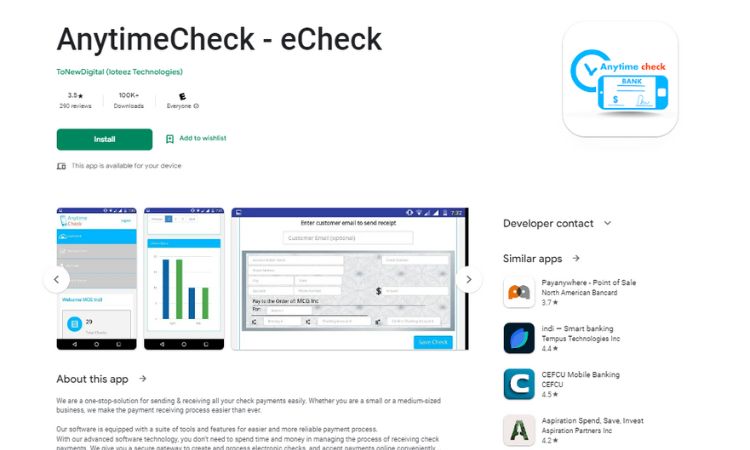 anytimecheck - echeck