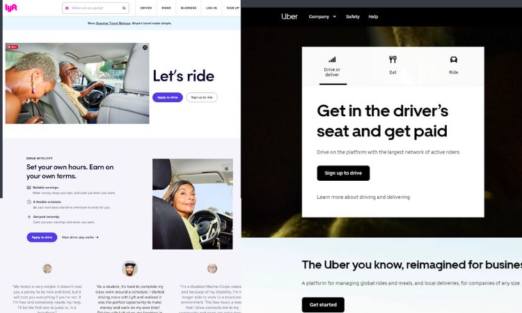 Lyft and Uber