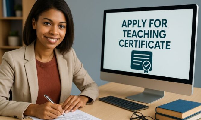 Apply for Teaching Certificate